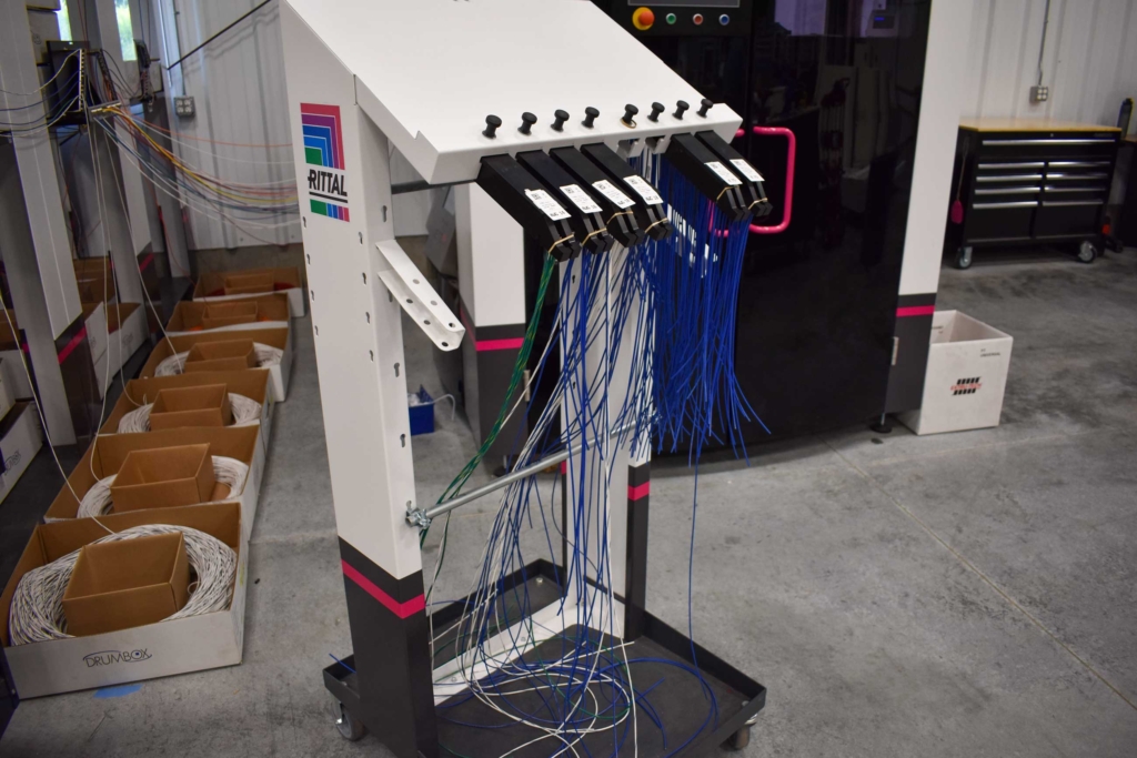 Máquina de terminales de cable Organización del cableado