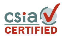 Logotipo de la certificación CSIA